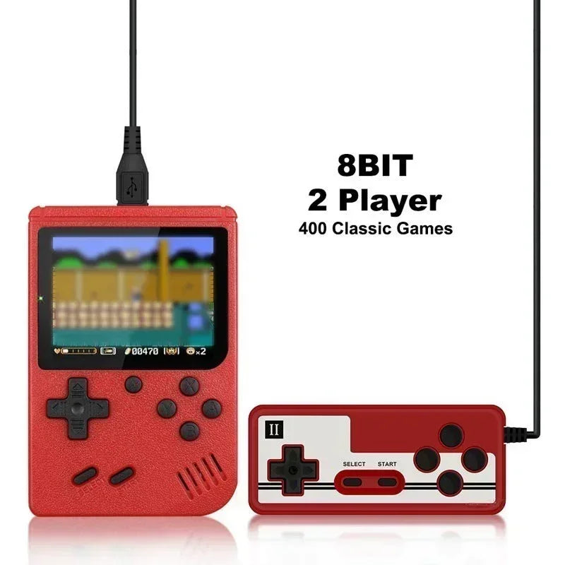 NEW Portable Retro Mini Video Game Console 8-Bit Handheld Game Player Built-in 400 Games AV Out Game Console Game Boy